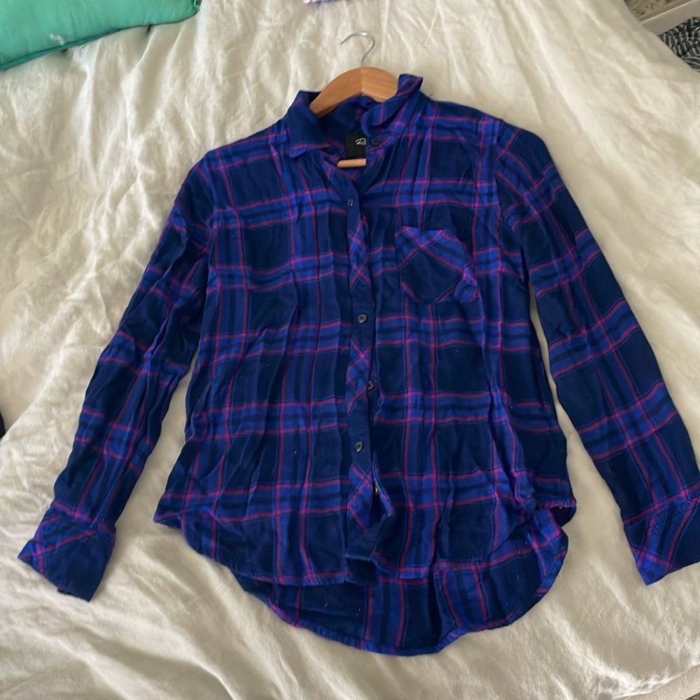 Rails long sleeve plaid shirt